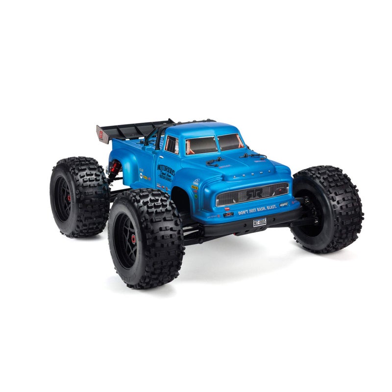 هيكل مطلي ARRMA 1/8، أزرق فولاذي حقيقي: نوتوريوس 6S BLX، ARAC3342